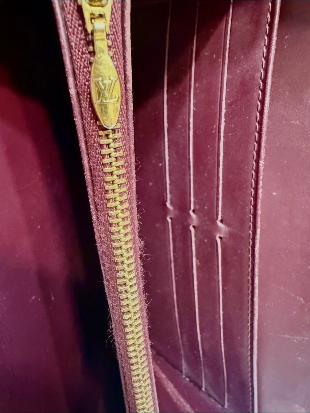 Louis Vuitton Vernis Long Wallet - Bordeaux Gloss